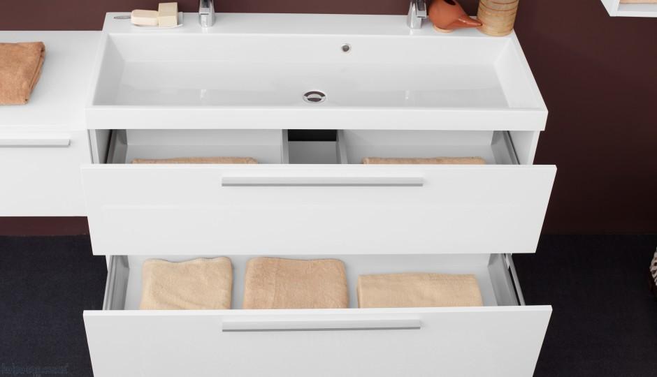 JOLIE OUJ 120 - KOLPA SAN ormarić s umivaonikom od livenog mermera (bela/bela)
