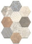 BOLD decor 17.5x20 Hexagon