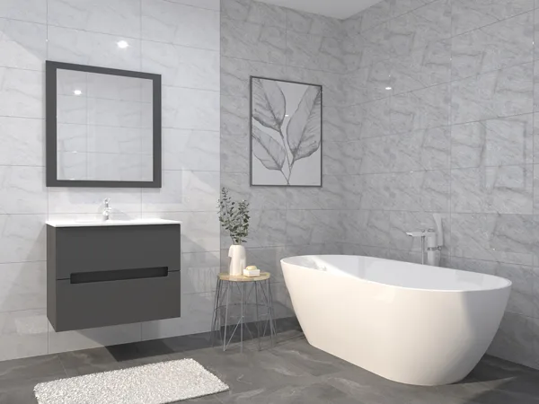 Stone Dark Grey 3619 Glossy 30X60