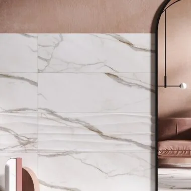 Cosima White Satin 39.8X119.8
