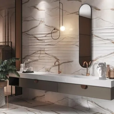 Cosima White Satin 79.8X79.8