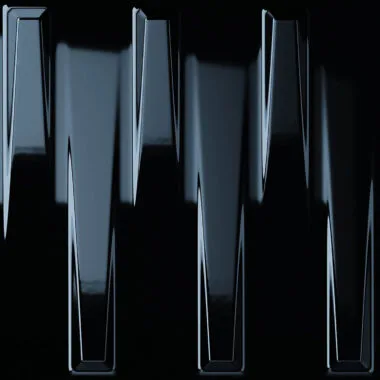 Dutton Black Gloss 25×25