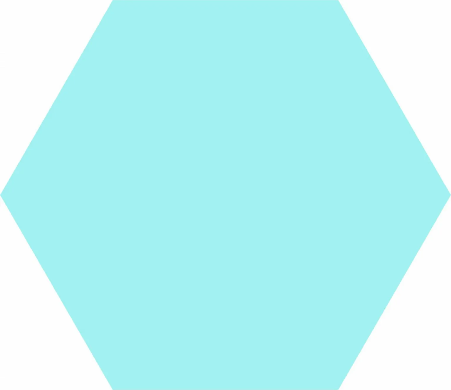 Basic Aqua Hex25 22x25
