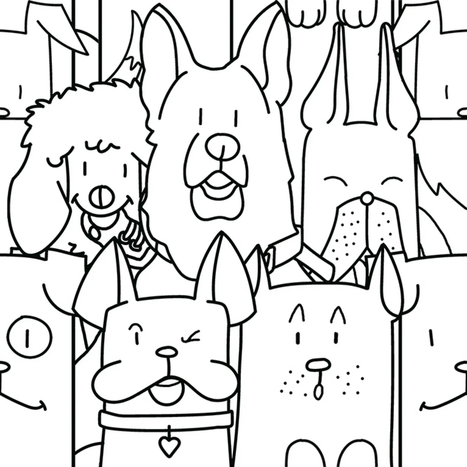 Oh My Dog White 25x25