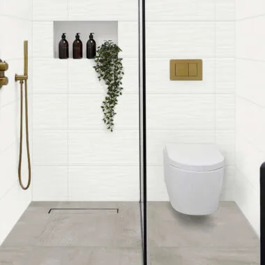 Bianca Onda 3D 25X50 Zid