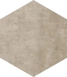 Alpha Hexagon Taupe 25.8×29