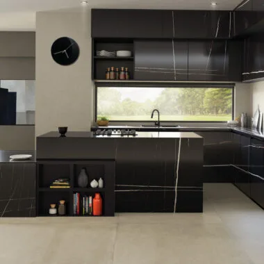 Sahara Noir Black Lappato Rett 60X120