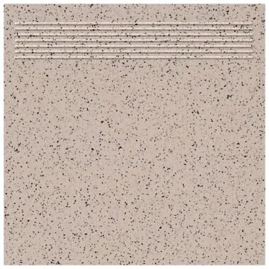 Step Mont Blanc Beige Black Mat 30X30