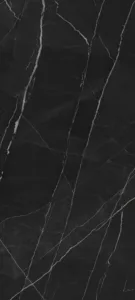 Shira Black satin 120×280