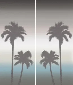 Palme S/2 Grigio A+B Comp. 2 pz Rett. 120×280