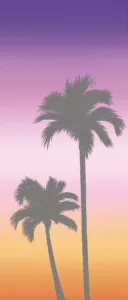 Palme DX Rosa Rett. 120×280