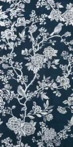 Floral Blue Rett. 60×120