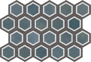 CIR ITALICA Esagona Terra Moderna Blu 24×27.7