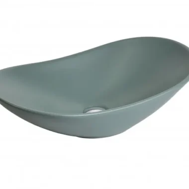 Lavabo nadgradni MINOTTI 615x360x155 mat svetlo zeleni