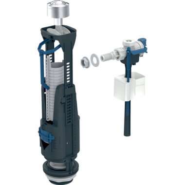 Geberit garnitura tipa 240-333, dvokoličinsko ispiranje, bočni priključak vode, 3/8", spojni umetak od mesinga