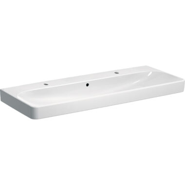Geberit Smyle Square Umivaonik 120x48 cm, Dva Otvora, jedan odvod