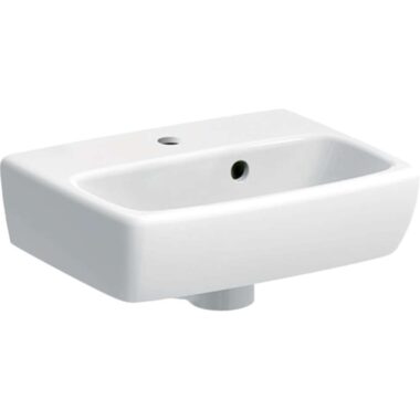 Geberit Selnova Square Umivaonik, Asimetrični Preliv, 36x28 cm