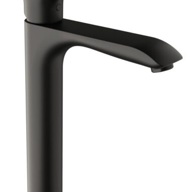 HERZ ELITE BLACK - Baterija Za Umivaonik Povisena E12B Crna