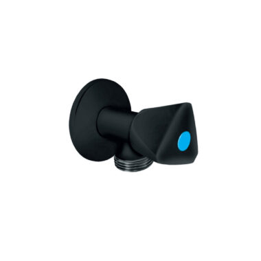 VENTIL za veš mašinu 1/2" x 3/4" - 3/8" g. - Black