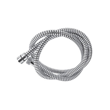 TUŠ crevo 150 cm-"SPIROFLEX" crno/hrom