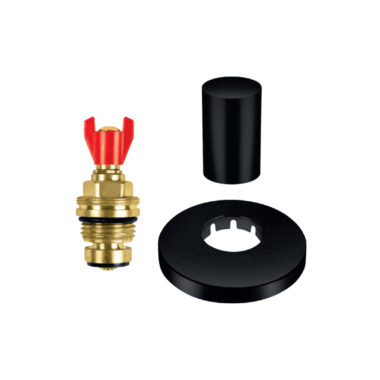 GORNJI deo 1/2" -uzid.ven. (Sa kap. i roz.) Black