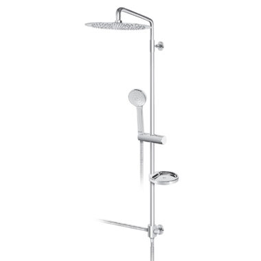 KONZOLA tuša - komplet - tuš ruža INOX D.300mm