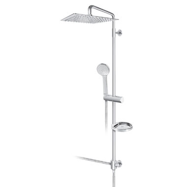KONZOLA tuša - komplet - tuš ruža INOX 300x300mm