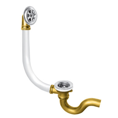 SIFON za kadu 5/4" - mesing - fix crevo plas.