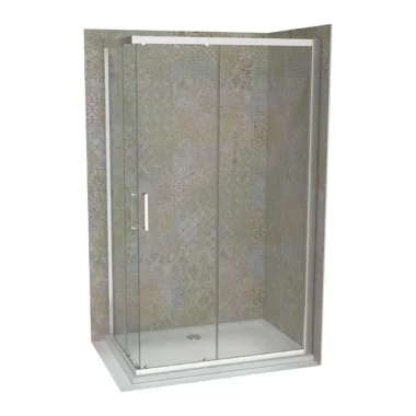 COPEN ATLAS Stakleni paravan PRO 1100x1950 hrom, staklo 6mm providno