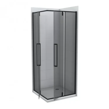 COPEN ABSOLUT Tuš kabina BLACK 900x900x2000 dark staklo 6mm sa pivot vratima