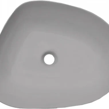 Lavabo COPEN nadgradni 580x470x140 asimetrični matt gray