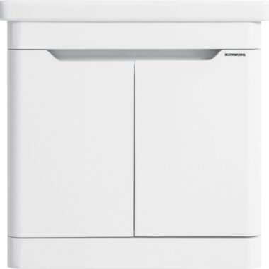 Toaletni Ormaric Soft 55 V Bela Txt sa Umivaonikom