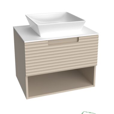 Toaletni Ormaric Piedra Bež 2005 60 Hor Compact sa Umivonikom 3040