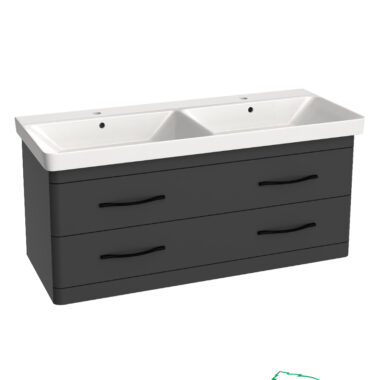 Toaletni Ormaric Luxor 120 F Antacit sa Umivonikom