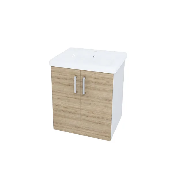 evelin-e-oue-55-oakgrey Kolpa San Ormarić Sa Umivaonikom EVELIN – OUE 55 GRAY/OAK