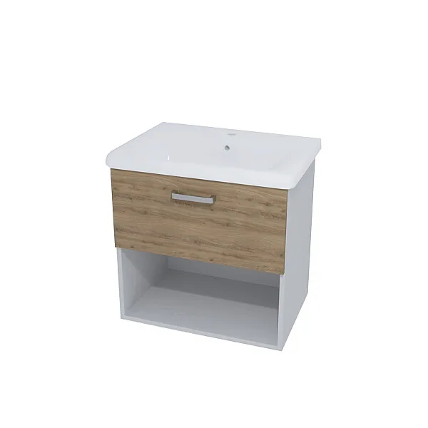 evelin-e-oue-65-ii-oakgrey Kolpa San Ormarić Sa Umivaonikom EVELIN – OUE 65II GRAY/OAK